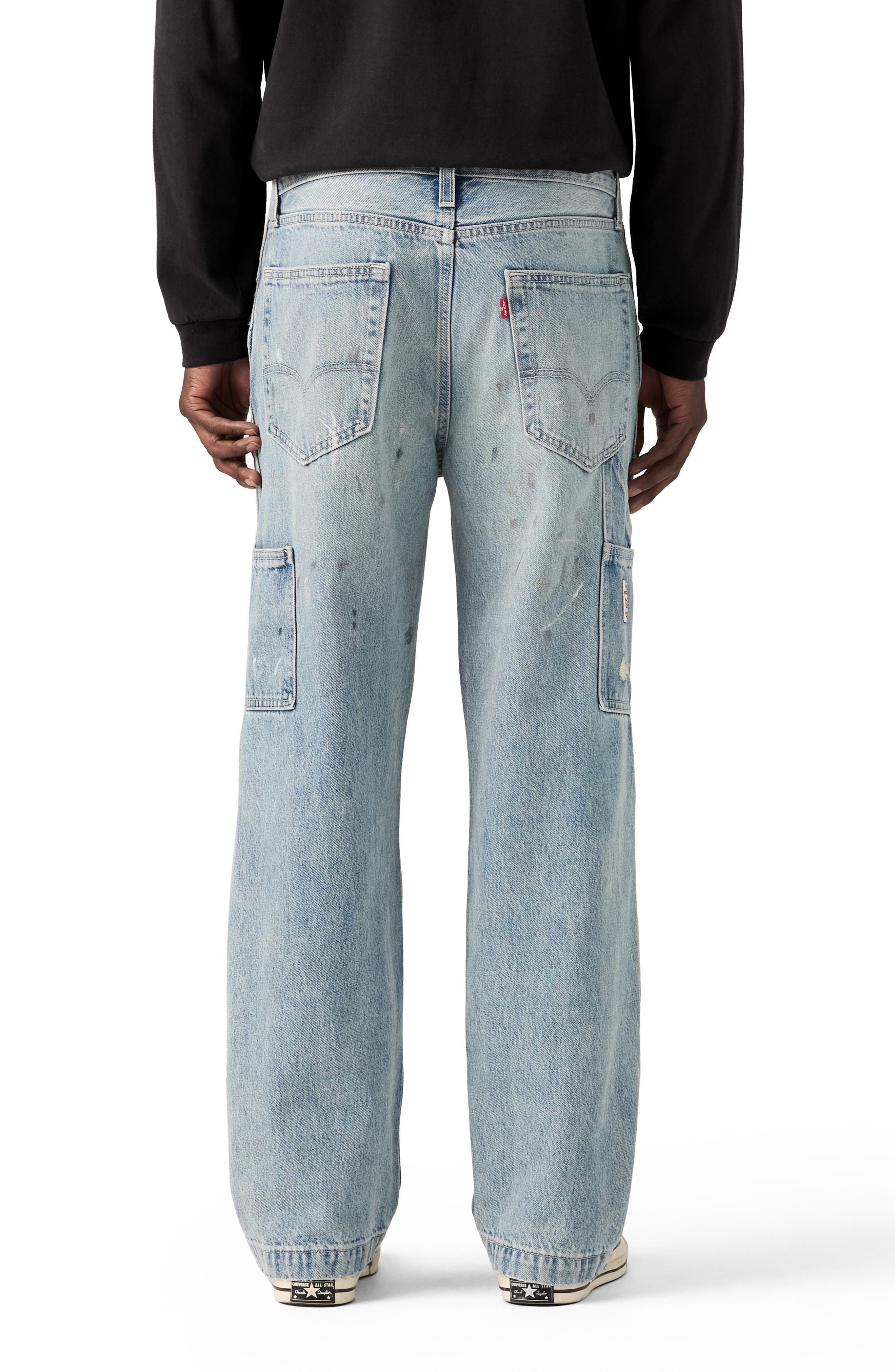 Levi's 568 Loose Ripped Straight Leg Double Knee Jeans (Men) | Nordstrom