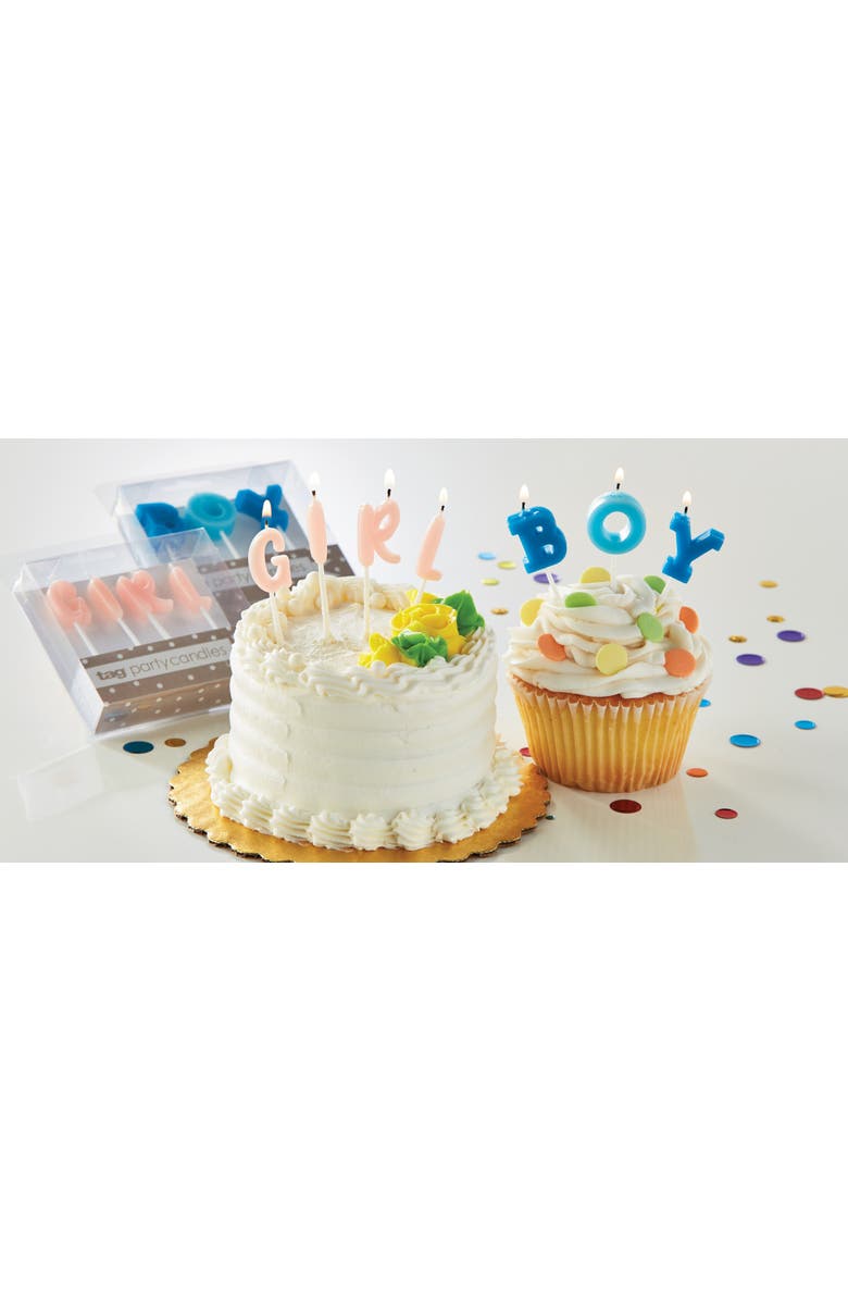 tag Pink Girl Candle Set - Everyday Pillar Candles for Home, Alternate, color, Pink