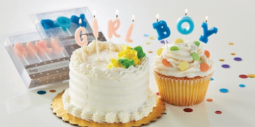 Tag Pink Girl Candle Set In Pink