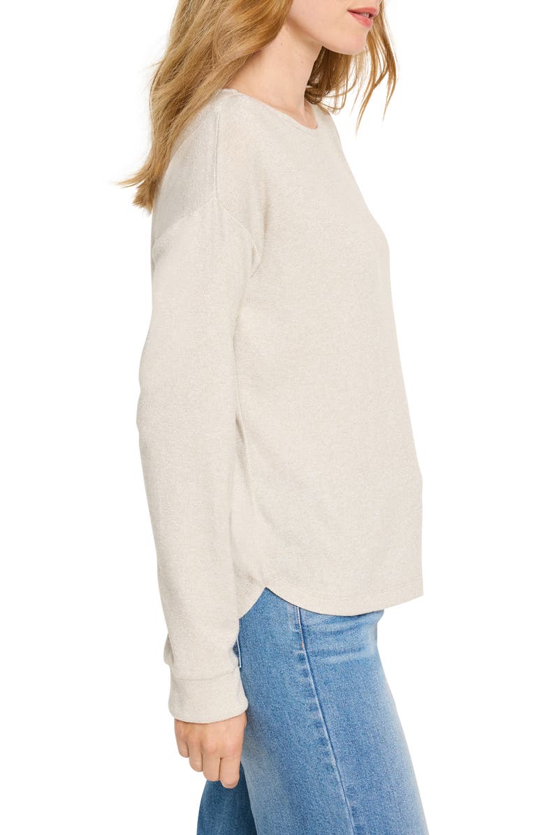 NIC+ZOE Everyday Sparkle Relaxed Fit Top, Alternate, color, Neutral Mix