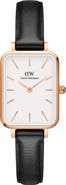 Daniel Wellington Quadro Sheffield Leather Strap Watch, 20mm x 26mm