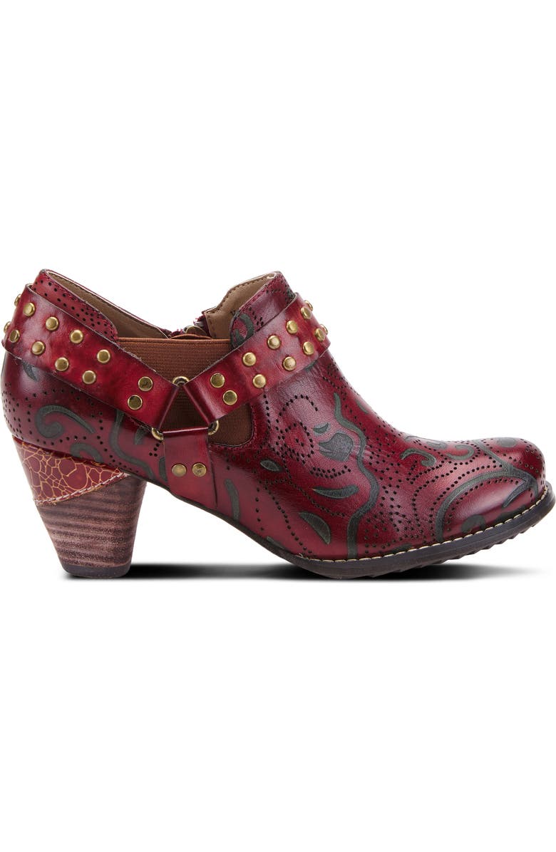L'Artiste by Spring Step L'Artiste Kacielou Bootie, Alternate, color, Mahogany