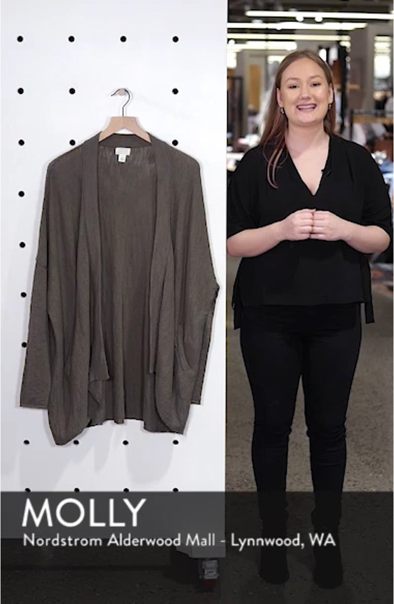 Drop Shoulder Cardigan, sales video thumbnail