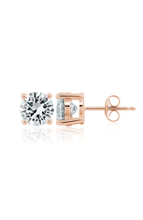 Brilliant Cubic Zirconia Stud Earrings