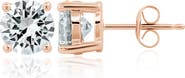 Crislu Brilliant Cubic Zirconia Stud Earrings