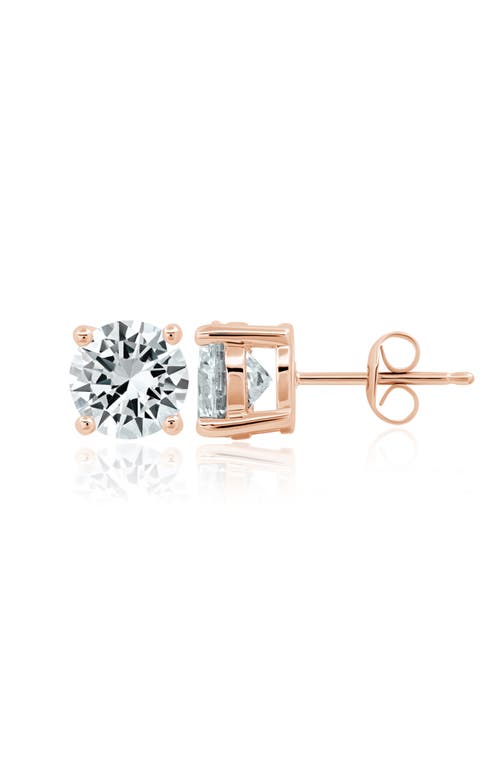 Crislu Brilliant Cubic Zirconia Stud Earrings