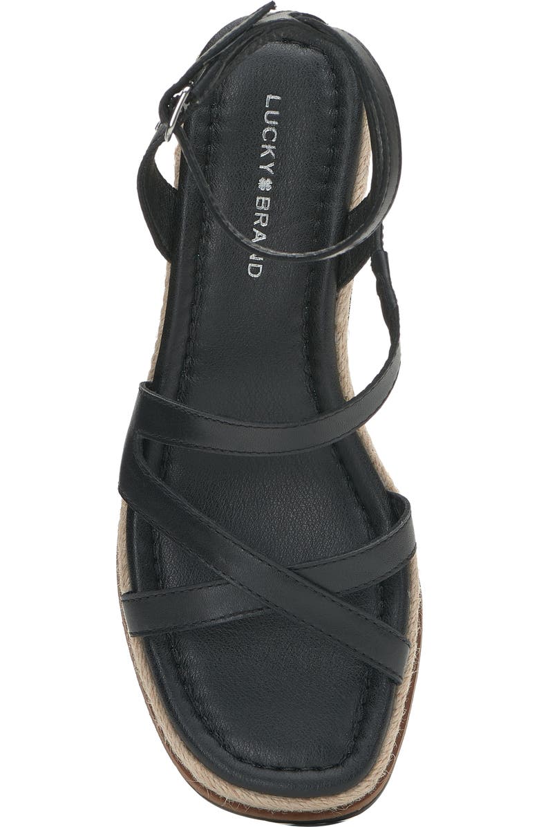 Lucky Brand Carolie Platform Wedge Sandal, Alternate, color,