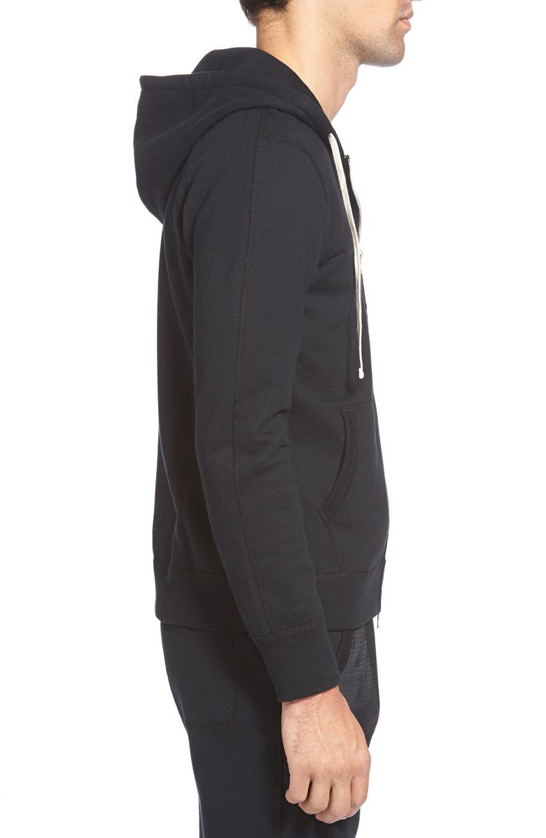 Reigning Champ Midweight Terry Slim Zip Hoodie, Alternate, color,