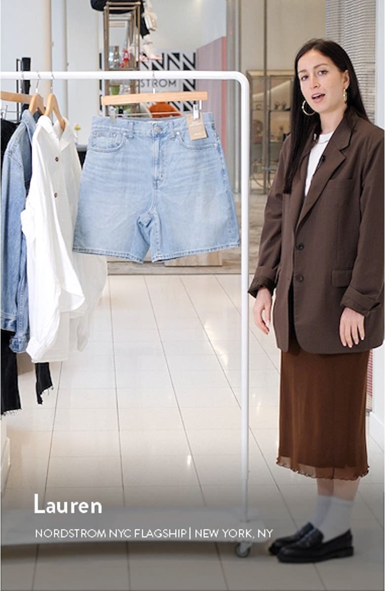 Baggy Nonstretch Denim Shorts, sales video thumbnail