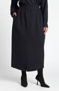 ELOQUII Maxi French Terry Skirt