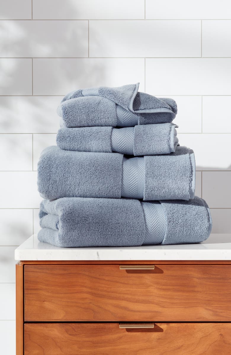 Nordstrom Organic Hydrocotton 4-Piece Bath Essentials Set $116 Value, Alternate, color, Blue Chip
