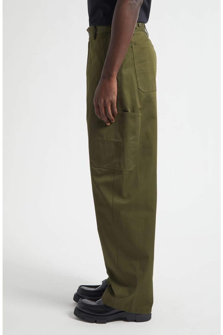 Cotton Canvas Cargo Trousers, Alternate, color, KHAKI