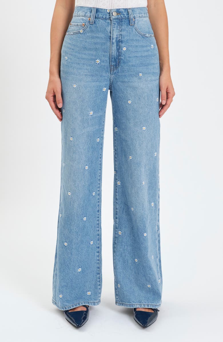 DAZE Far Out Wide Leg Jeans, Main, color, Daze-Y