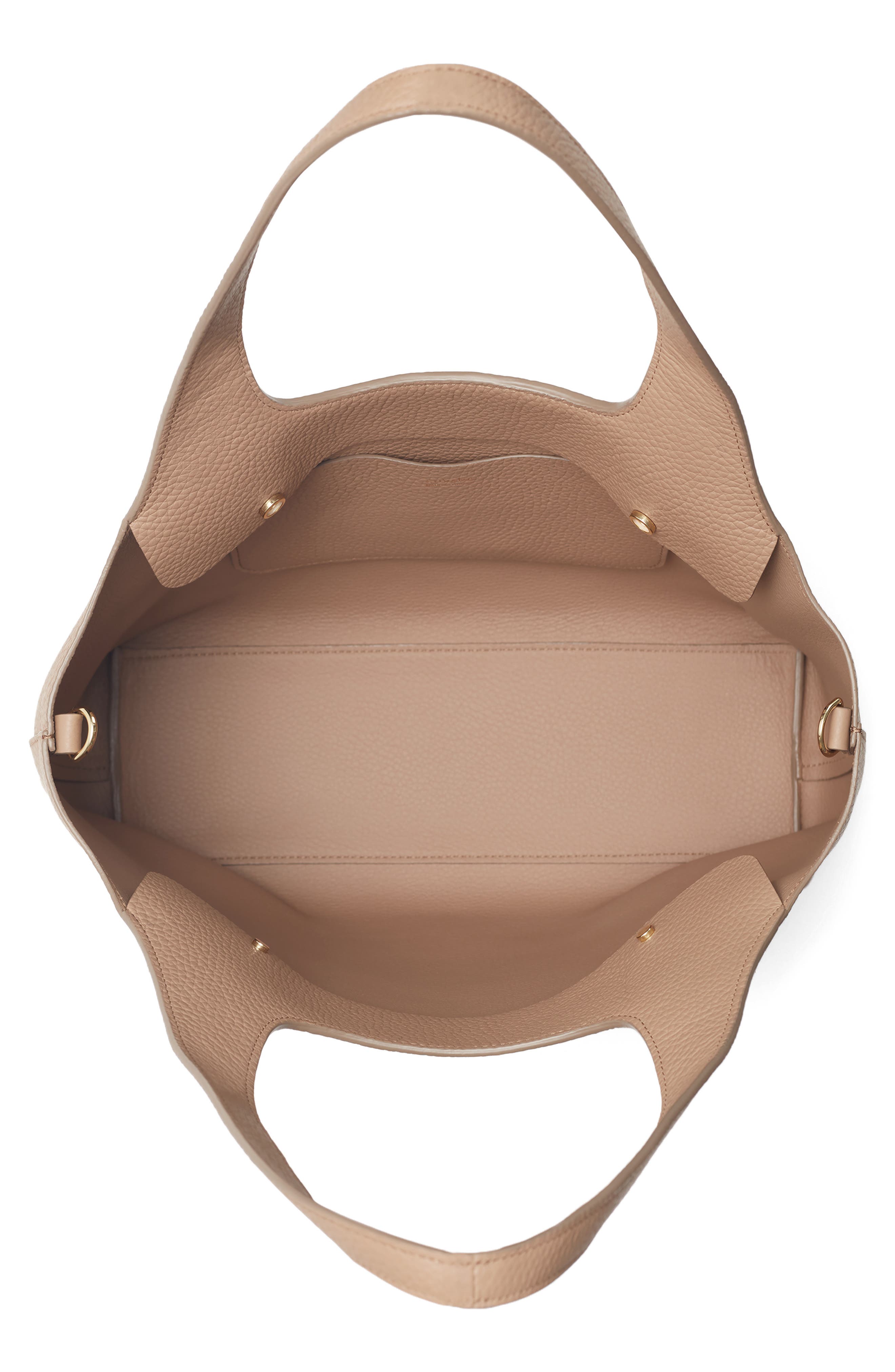 Cuyana System 13-Inch Laptop Leather Tote, Alternate, color, Cappuccino