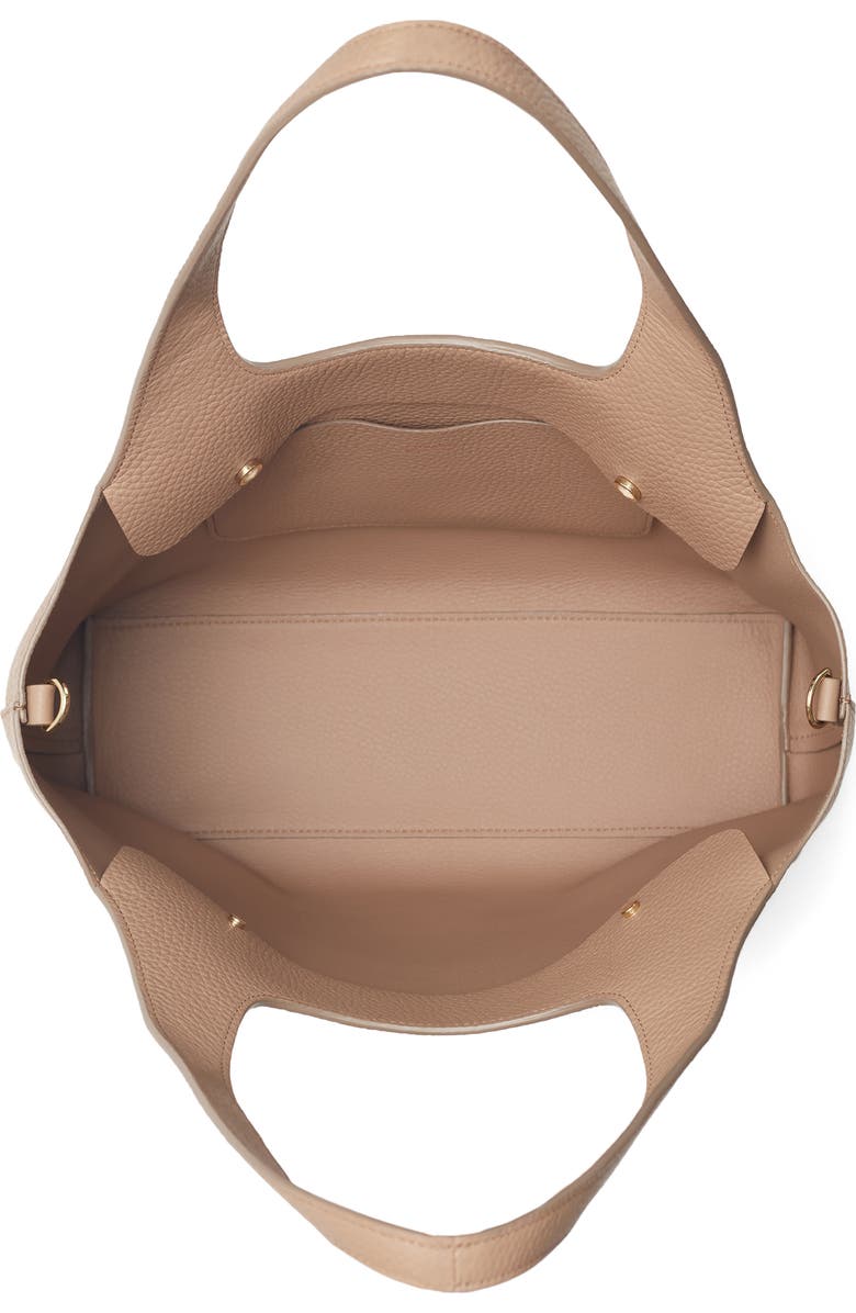 Cuyana System 16-Inch Laptop Leather Tote, Alternate, color, Cappuccino