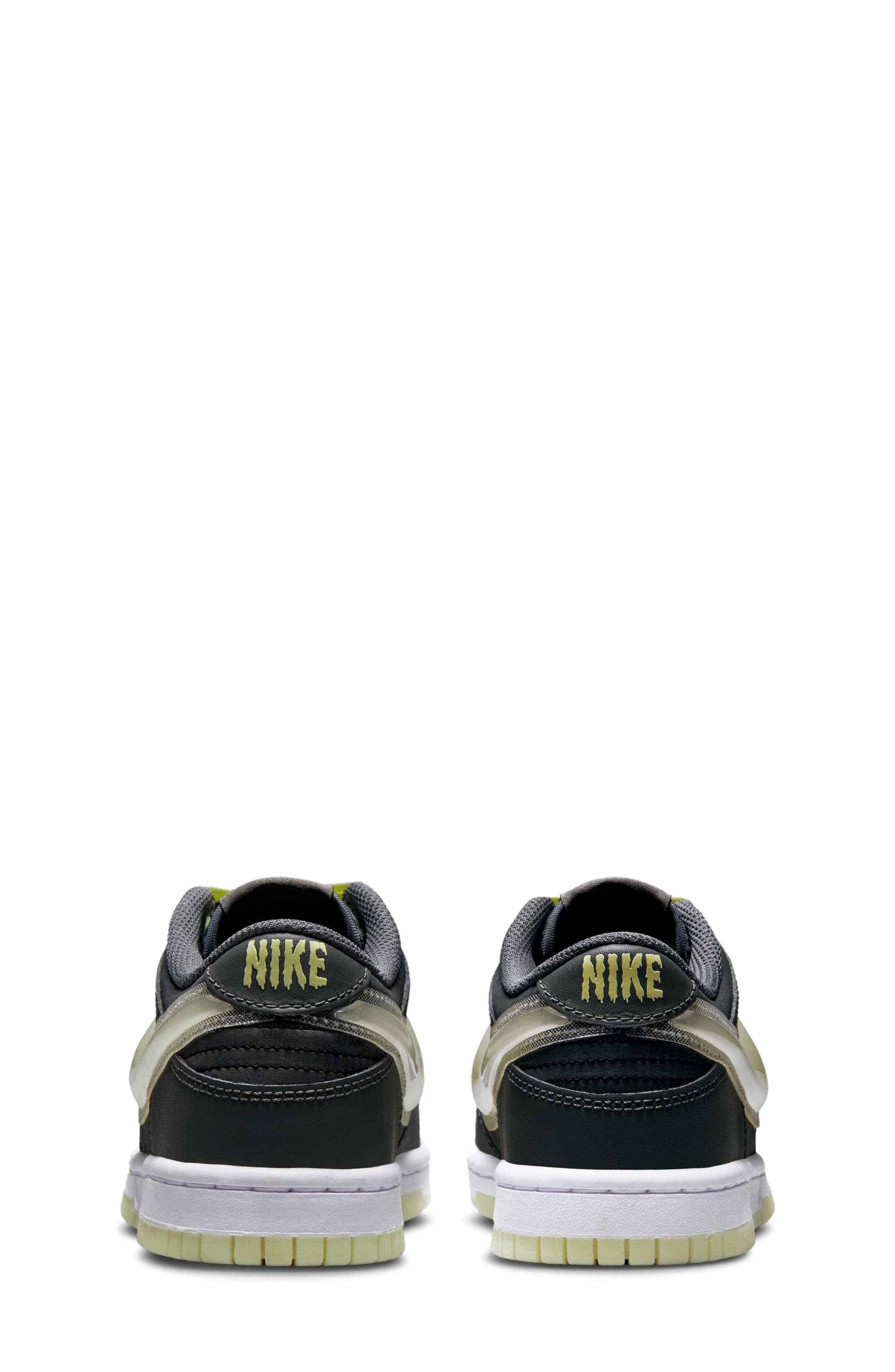 Nike Dunk Low Glow in the Dark Basketball Sneaker, Alternate, color, 