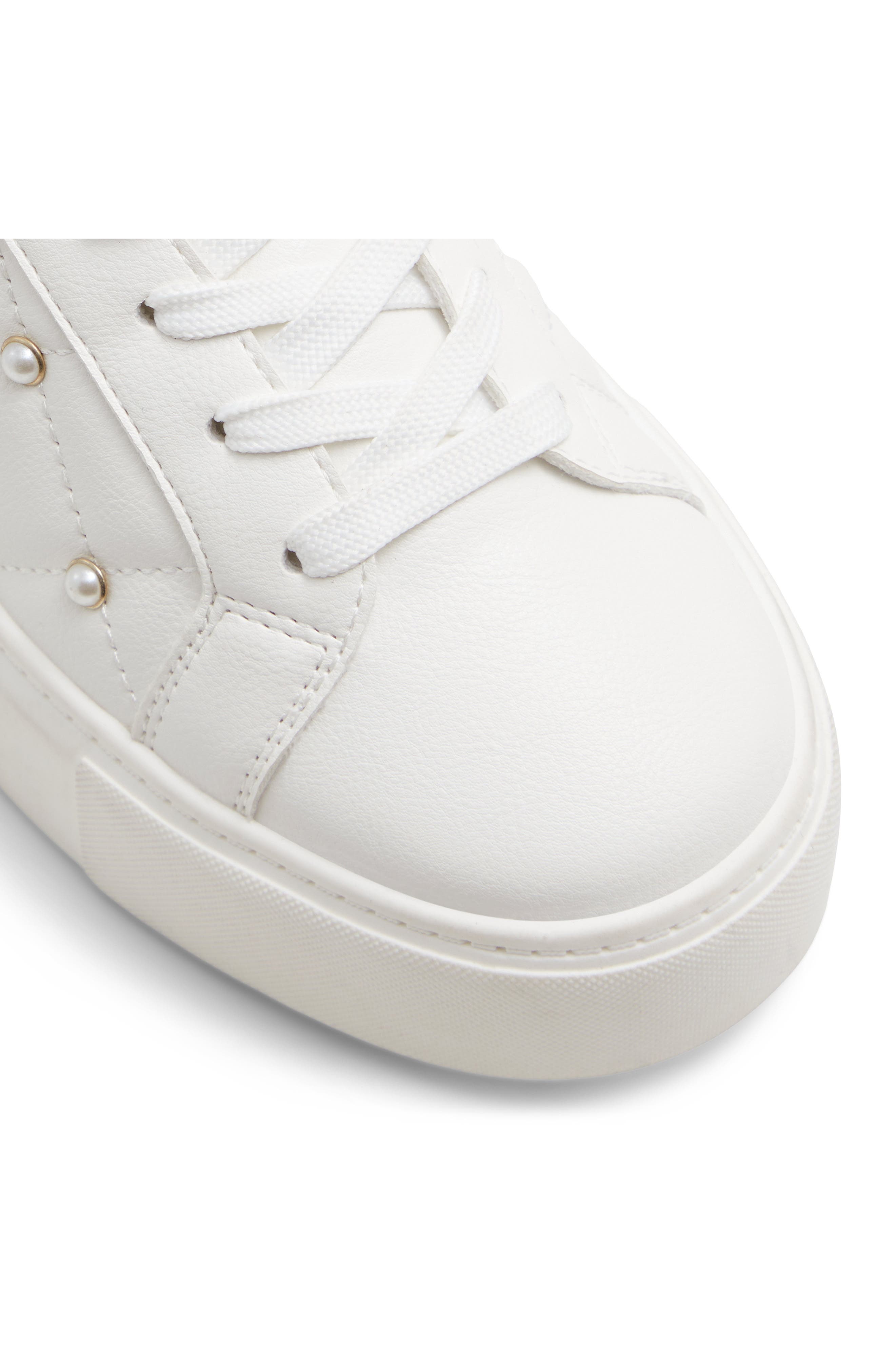 ALDO Tavi Platform Sneaker, Alternate, color, White