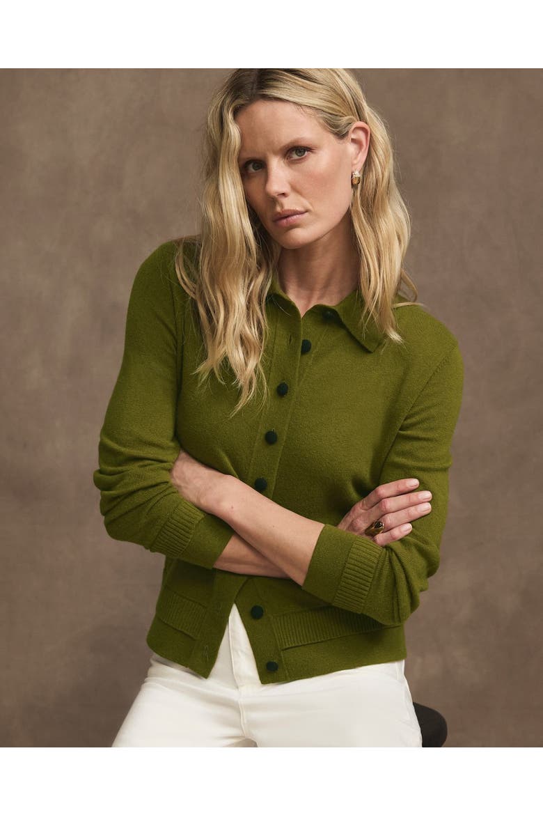 Long Sleeve Cotton Blend Knit Top, Alternate, color, Green