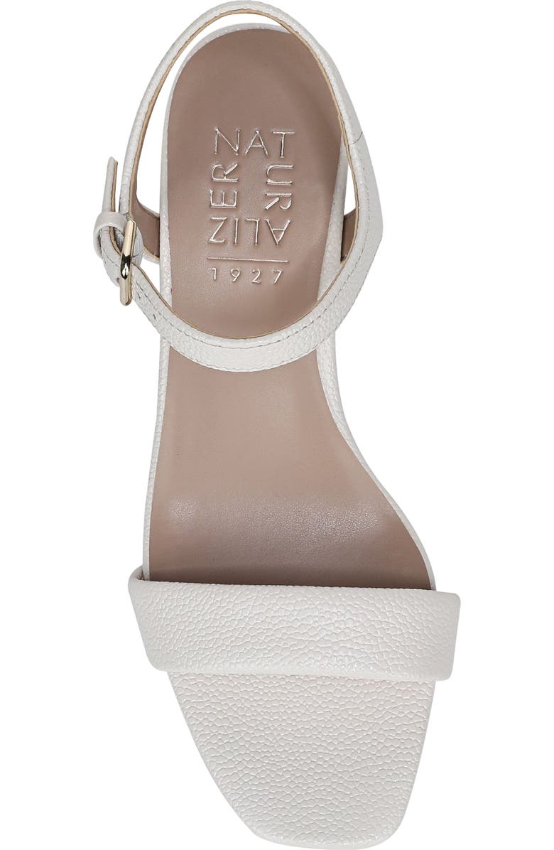 Naturalizer Izzy Block Heel Sandal, Alternate, color, Warm White