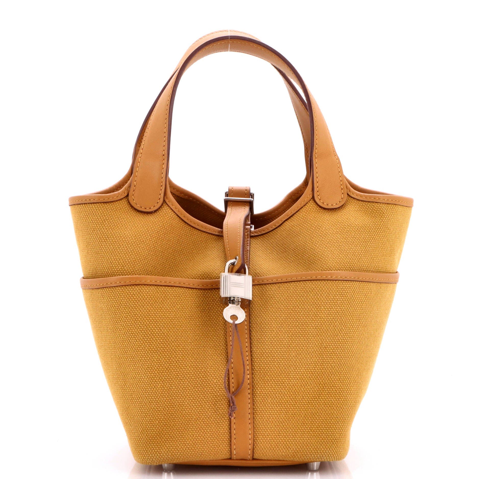 Cargo Picotin Lock Bag Canvas and Swift PM, Main, color, Brown