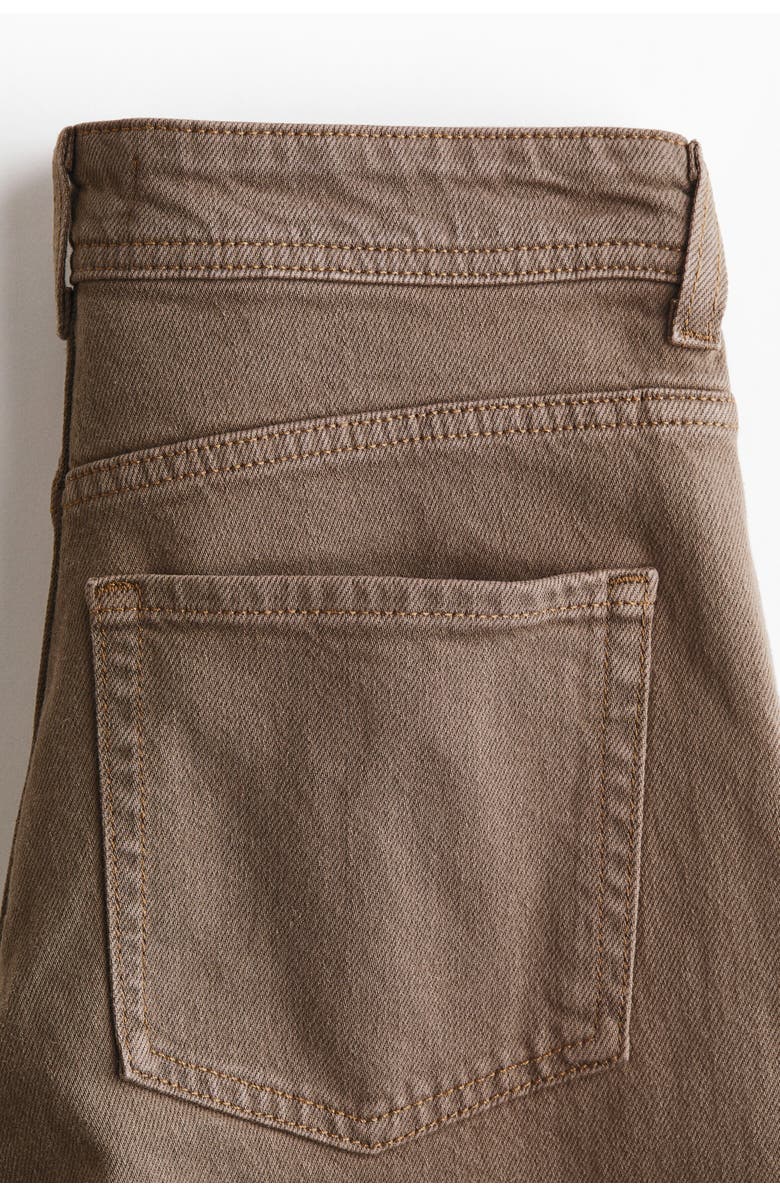 H&M Wide High Waist Ankle Jeans, Alternate, color, 