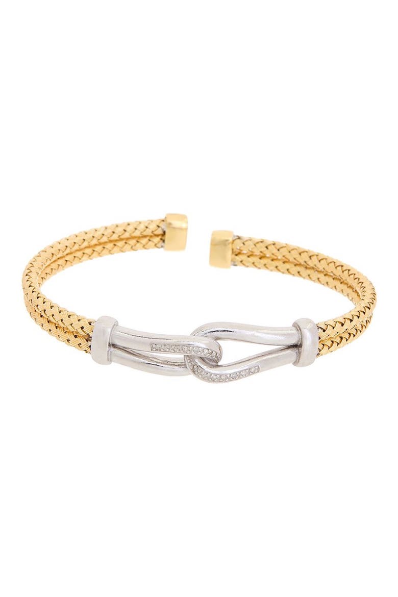 Diamond Mesh Bangle, Main, color, YELLOW