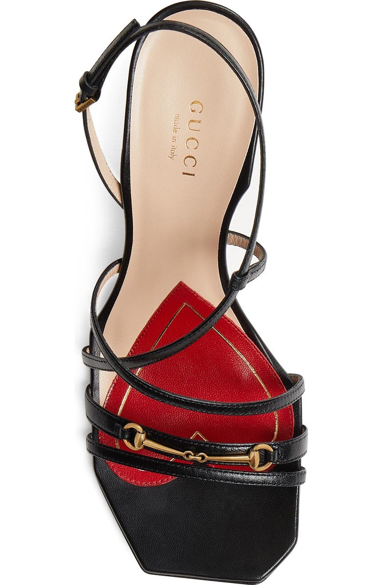 Gucci Victoria Strappy Horsebit Sandal, Alternate, color,