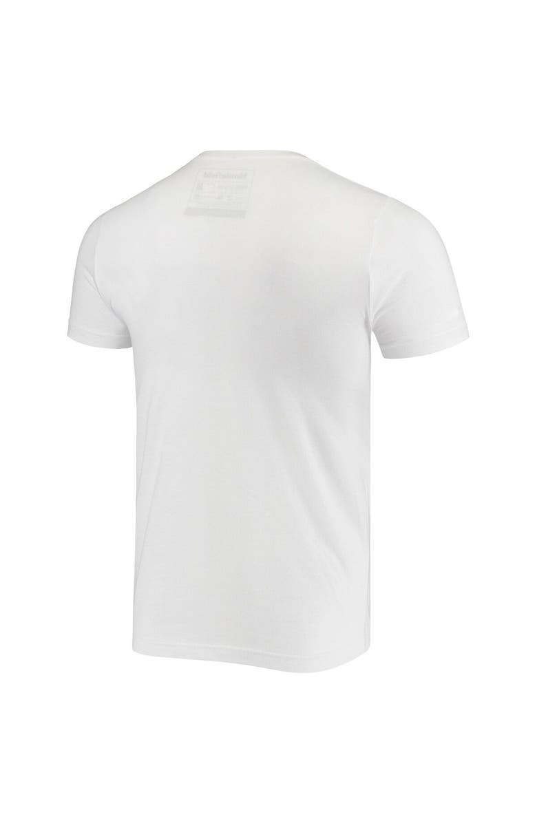 HOMEFIELD Men's Homefield Heathered White Michigan Wolverines Vintage 1989 Baskeball Champs T-Shirt, Alternate, color, 