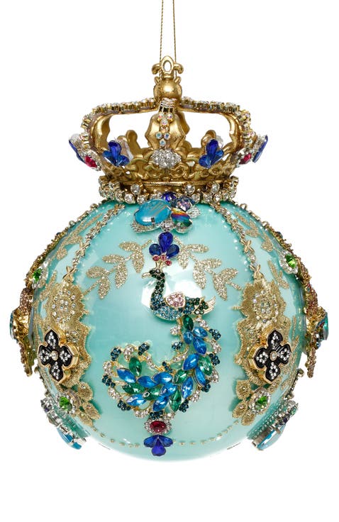 Crown Jewels Ornament, Turquoise