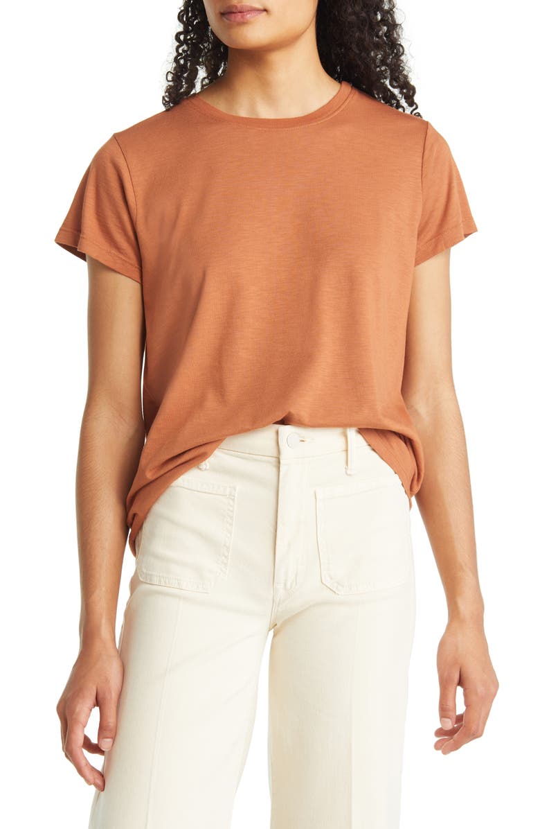 Marine Layer Women's Cotton Blend T-Shirt, Main, color, 