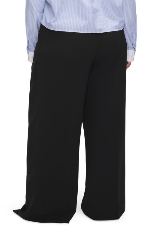 GOOD AMERICAN GOOD AMERICAN LUXE SUITING WIDE LEG PANTS