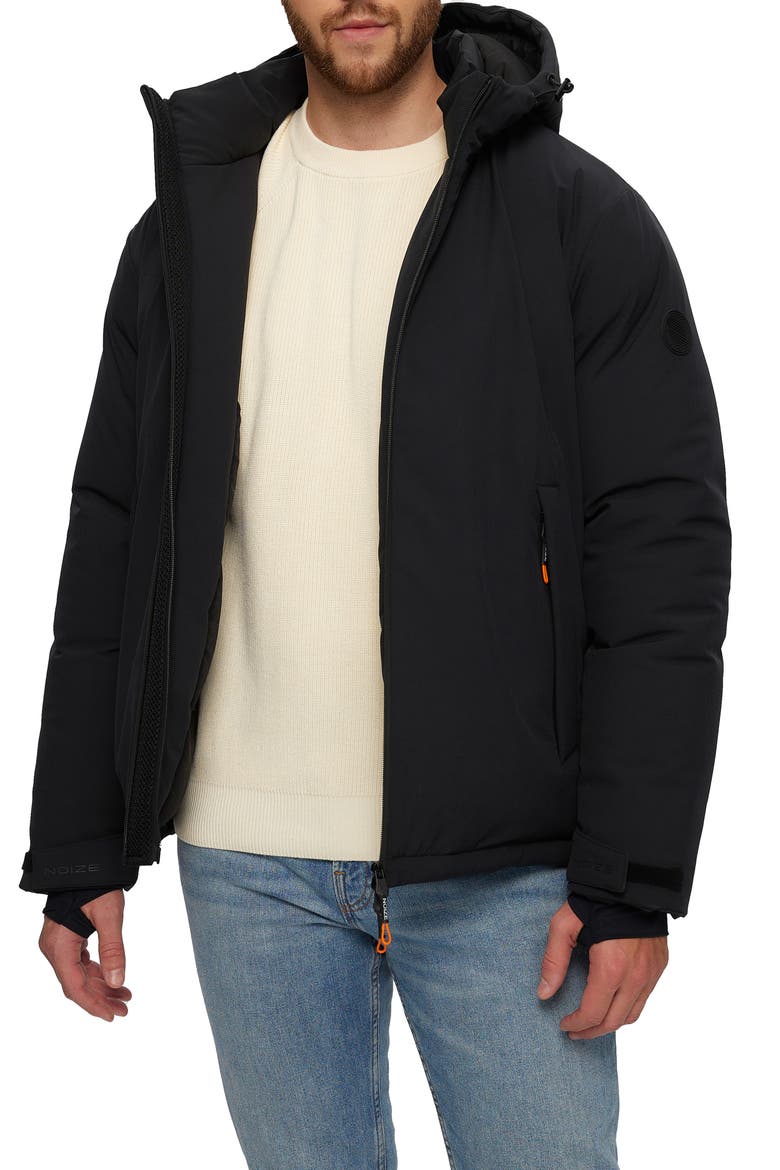 Arturo Short Parka, Alternate, color, BLACK
