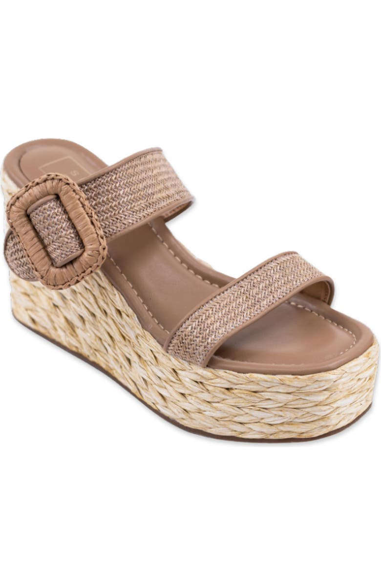 SHUSHOP Leena Platform Wedge Espadrille Sandal, Main, color, Natural
