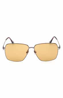 TOM FORD 58mm Square Sunglasses