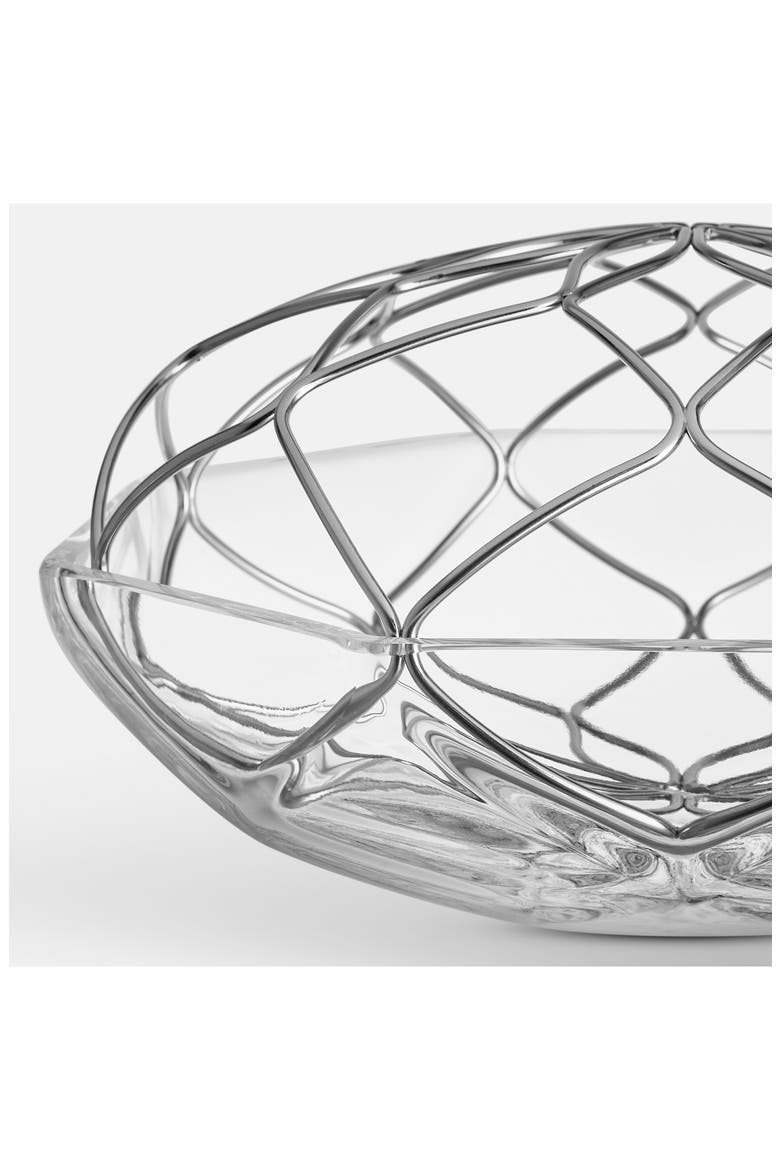 Bloom Low Vase, Alternate, color, CLEAR