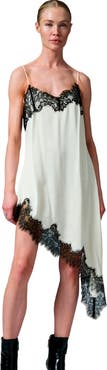 DAY Birger et Mikkelsen Lara Lace Trim Asymmetrical Slip Dress