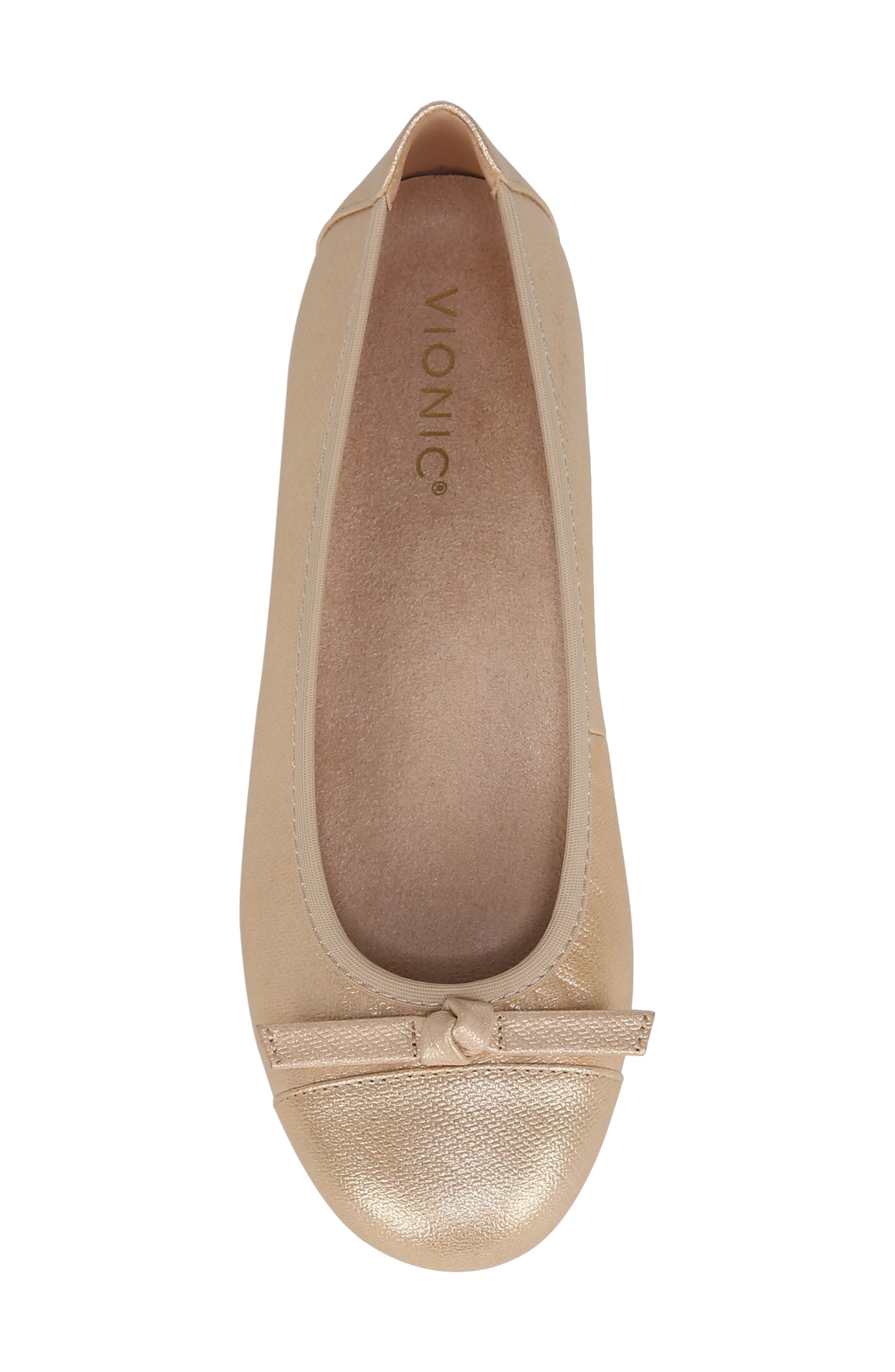 Vionic Amorie Cap Toe Ballet Flat, Alternate, color, 