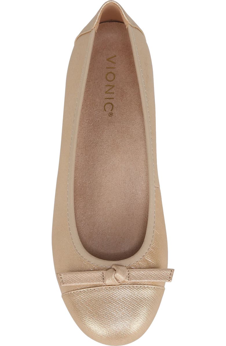 Vionic Amorie Cap Toe Ballet Flat, Alternate, color,