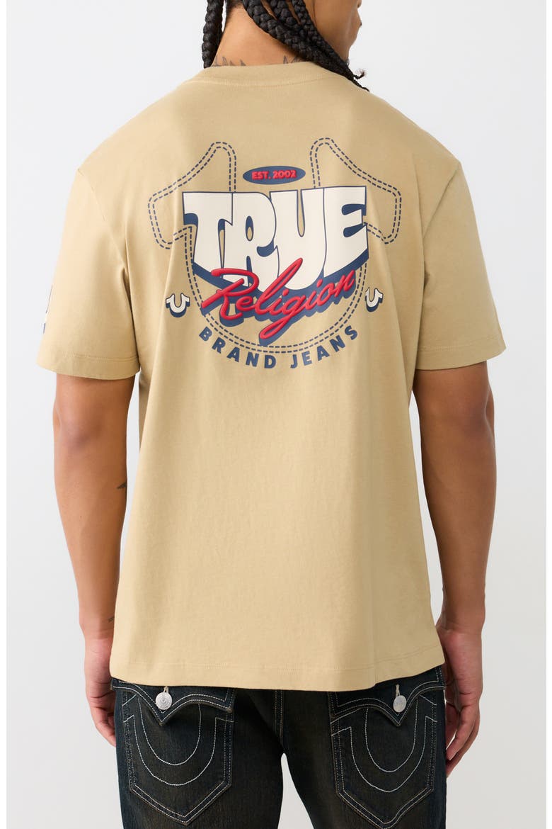 Horseshoe Balloon Graphic T-Shirt, Alternate, color, TRAVERTINE
