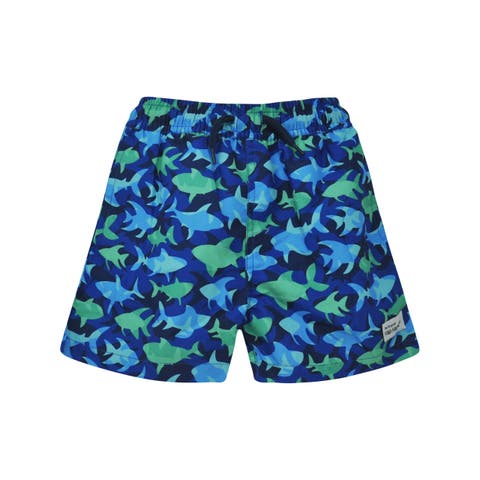 Boys UPF 50+ Wesley Swim Trunks with Mesh Liner
