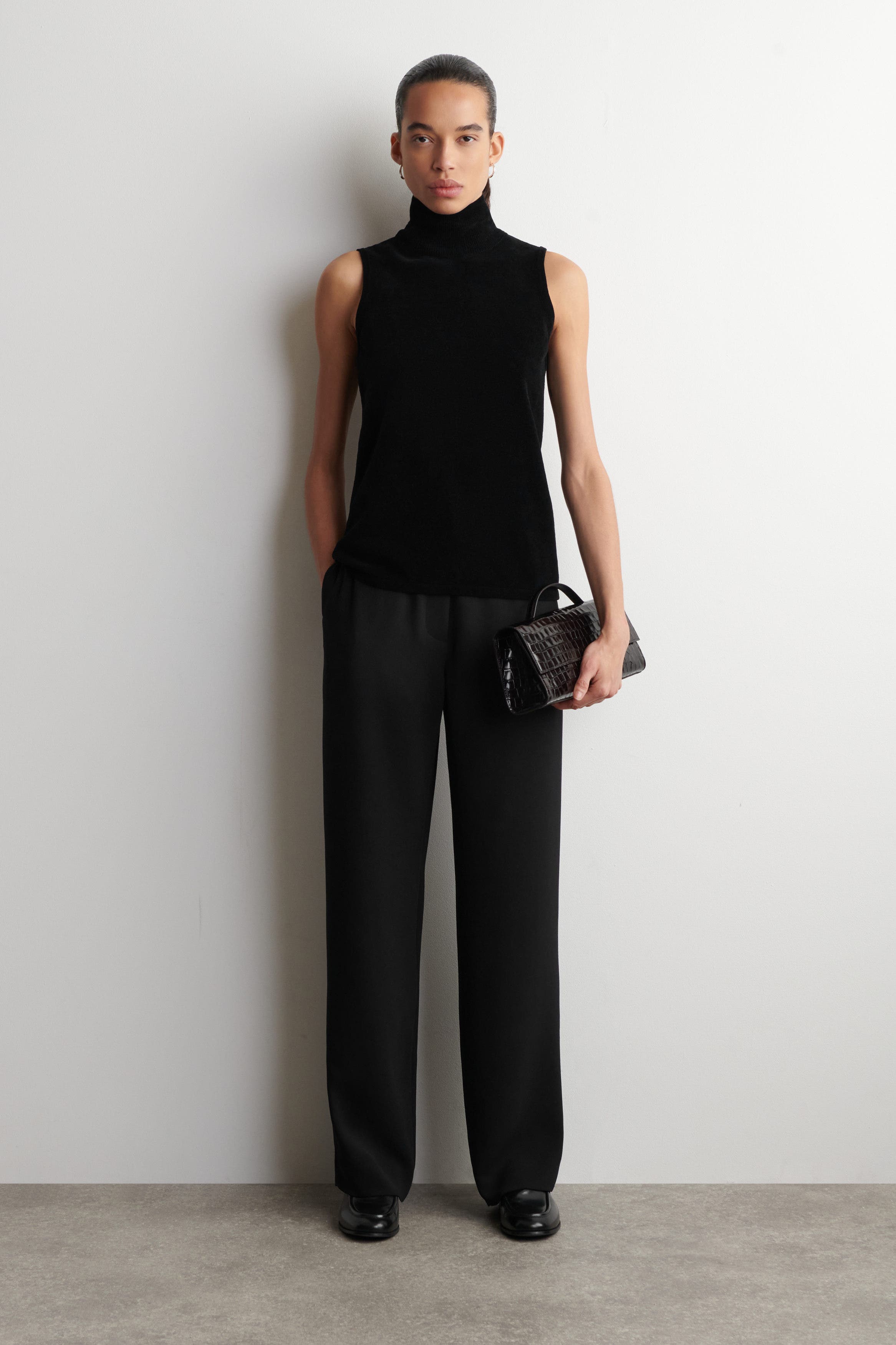 Chenille Mock-Neck Vest - image 2