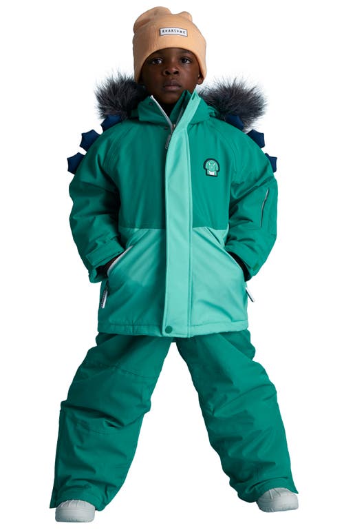 Roarsome Spike The Dinosaur Ski Jacket In Green