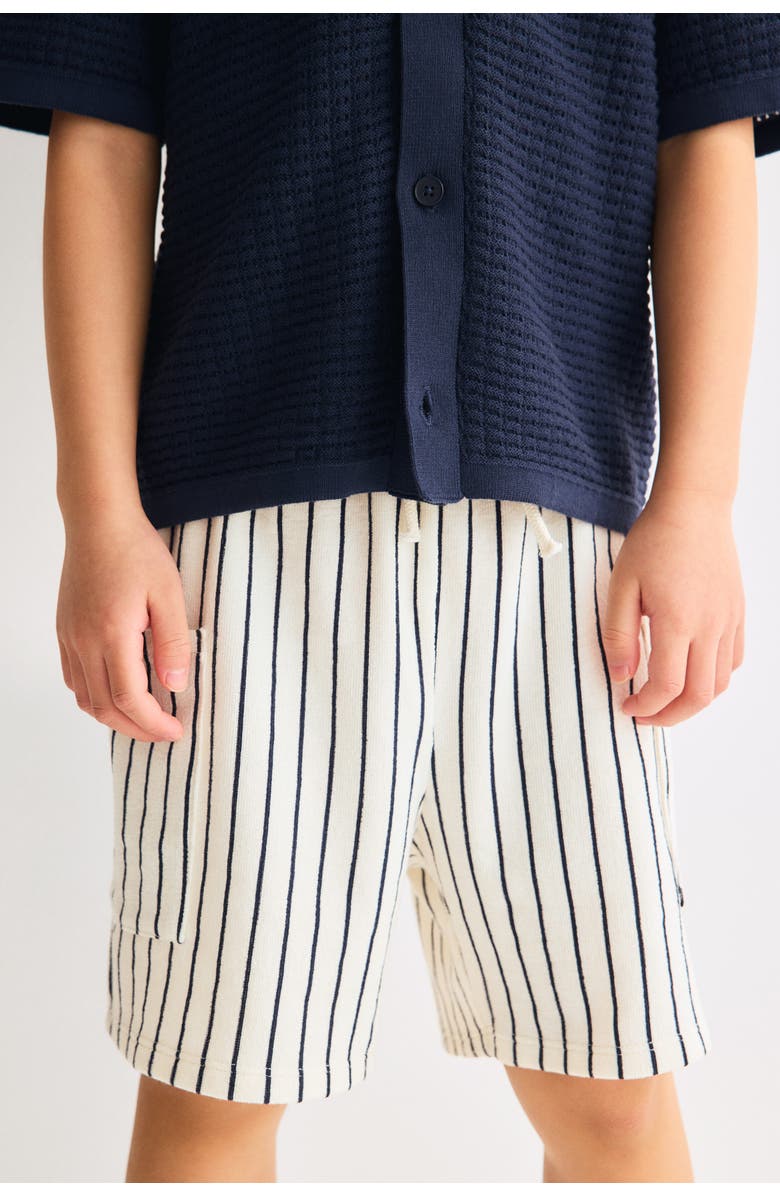 H&M Textured Jersey Shorts, Alternate, color, 