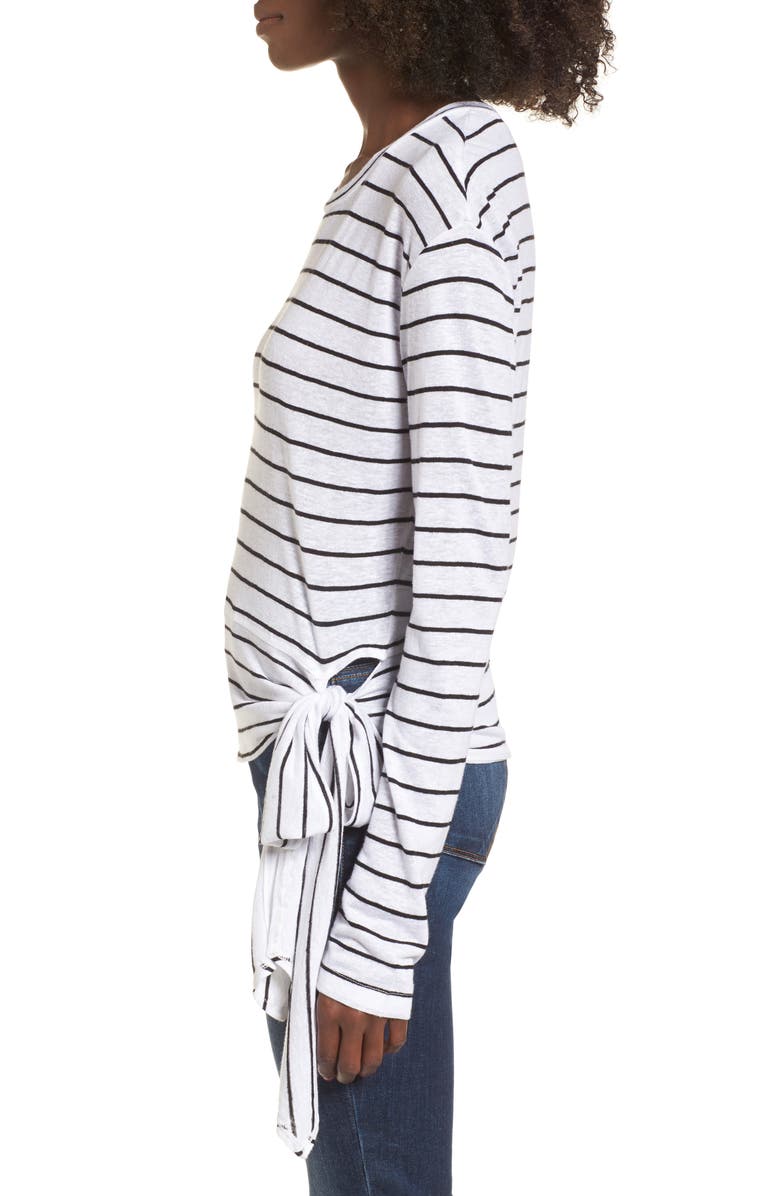 BP. Side Tie Stripe Tee, Alternate, color, 