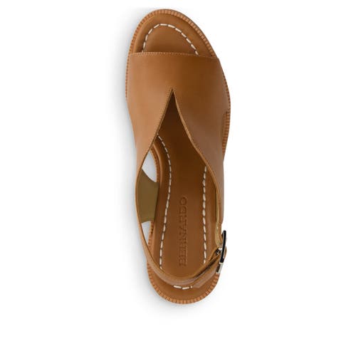 Bernardo Footwear Kuarta Wedge Sandal In Luggage