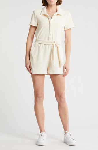 Beyond Yoga Tropez Tie Waist Romper