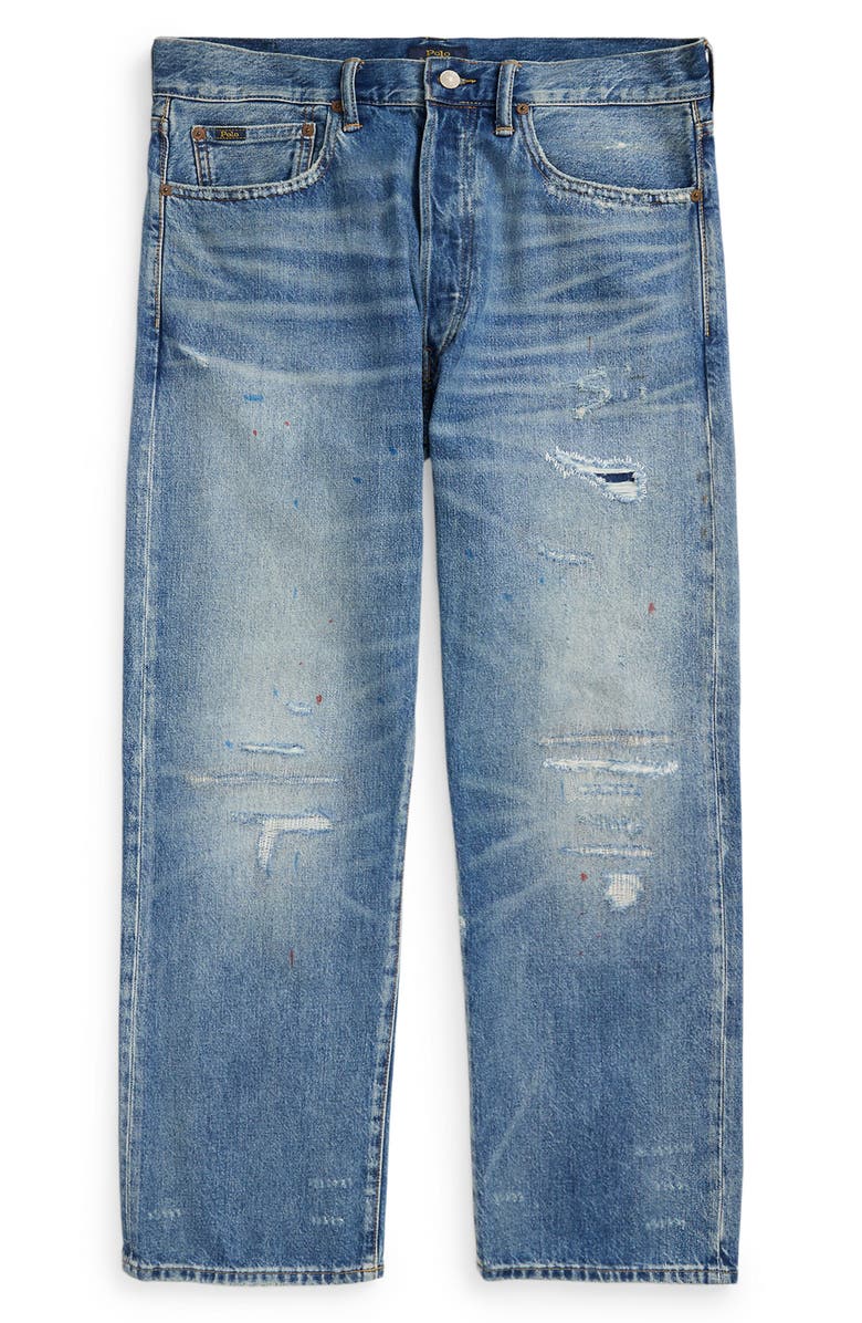 Polo Ralph Lauren Rigid Straight Leg Jeans, Alternate, color, Surfview V2