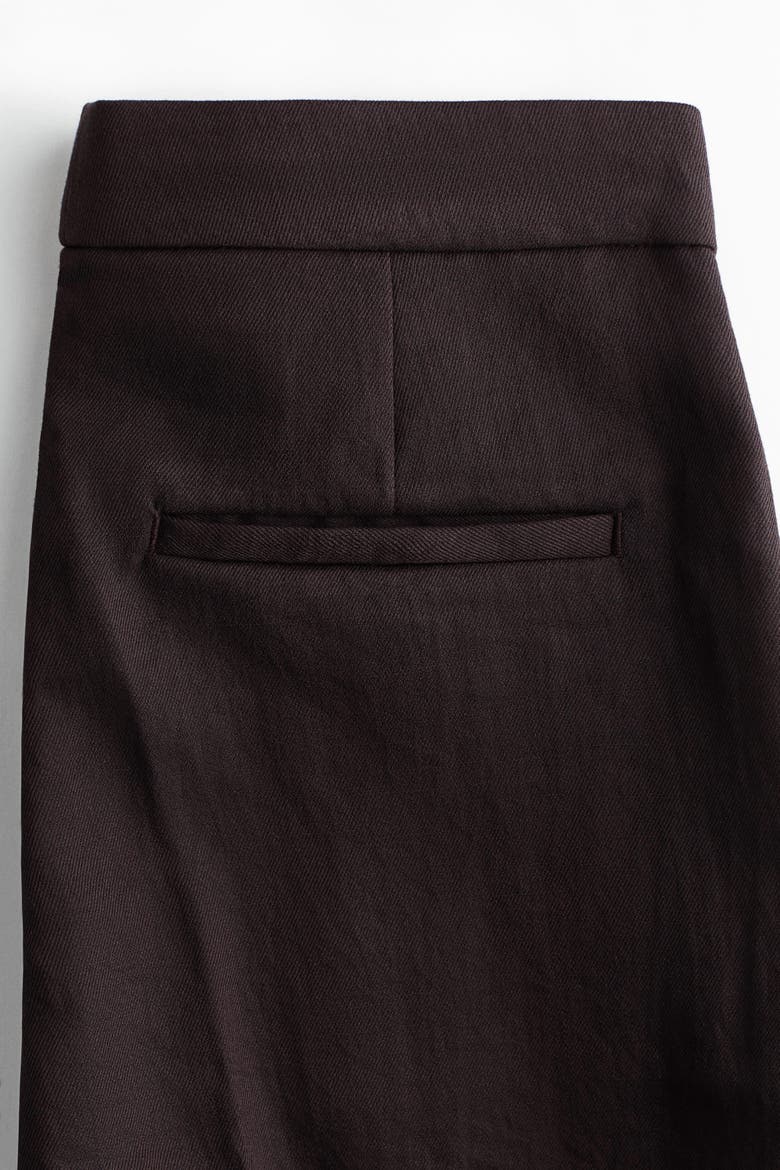 Bootcut Tailored Trousers, Alternate, color, Dark brown