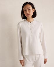 Haven Well Within Organic Cotton Interlock Henley Tee