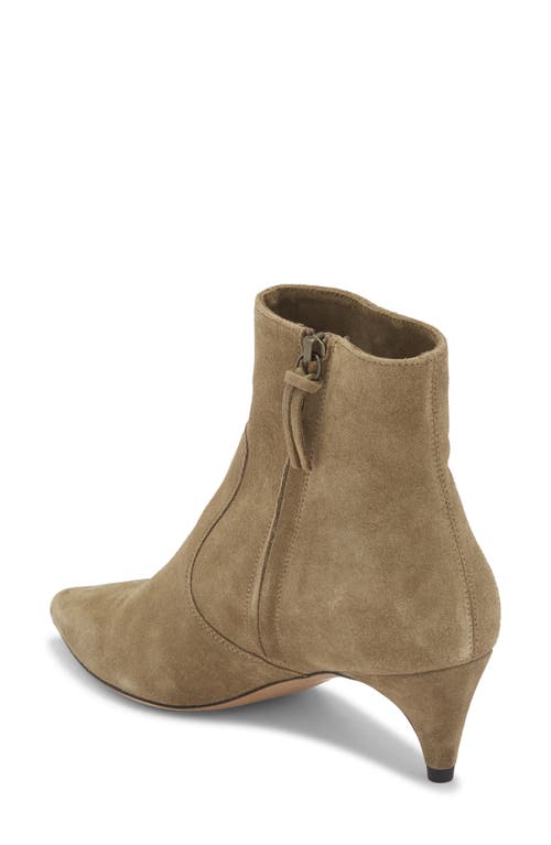 Isabel Marant Derst Pointed Toe Bootie In Brown